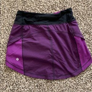 Lululemon Purple skirt size 2 Tall